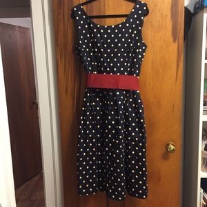 Lindy bop Lana polka dot dress